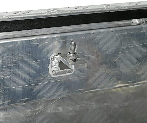 39 Inch Heavy Duty Aluminum Tool Box Chest Box Pick Up Truck Bed Trailer Toolbox Storage With Lock Keys,Silver #TOP7