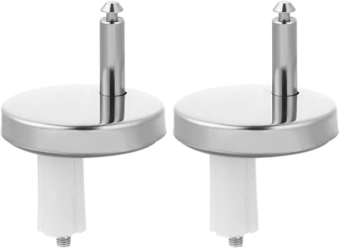 2Pcs Toilet Seat Hinges Mountings Replacement Hinge Durable Toilet Linker Closestool Repair Chrome Fittings Screws For Toilet Accessories