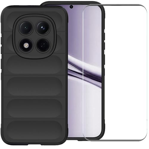 LosruGir Xiaomi Redmi Note 15 Pro Plus 5G �P�[�X�A���ϋv ���h�~ �ϏՌ��J�o�[ ����~�� �z�� TPU �\�t�g�G�b�W �o���p�[ �t���L�V�u���P�[�X�A�u���b�N