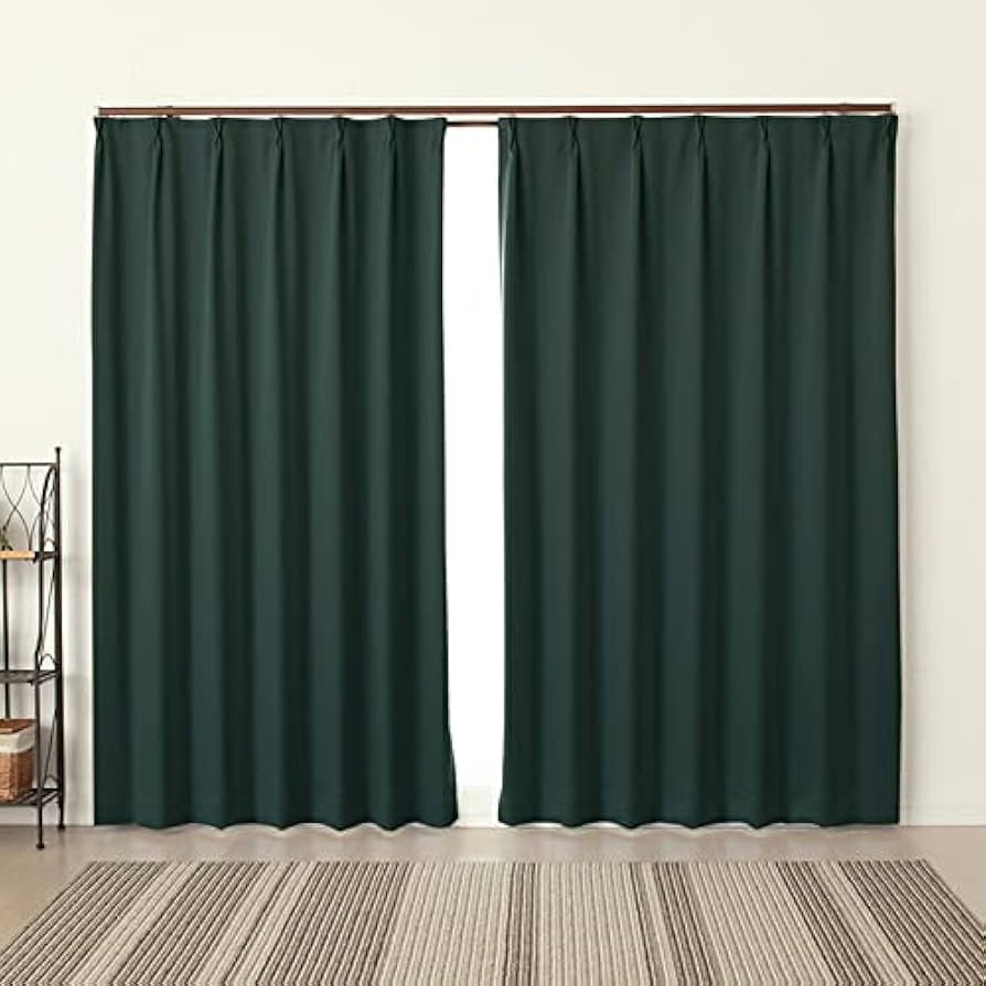 防火ポリエステルカーテン ダークブラウン イタリアン モダン】ラグジュアリーな無地の遮光カーテン【RX