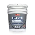 AMES SEB5 Elasto-Barrier Adhesive Base Coat-5 Gallon, Gray-Liquid Rubber Primer Perfect for RV, Wood Sealer, Metal Roof Sealant and More-Expands and Contracts 1200% -Made in The USA, Grey