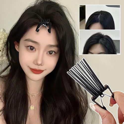 2 Clips Voluminizadores para Cabello Negro y Blanco miniatura 6