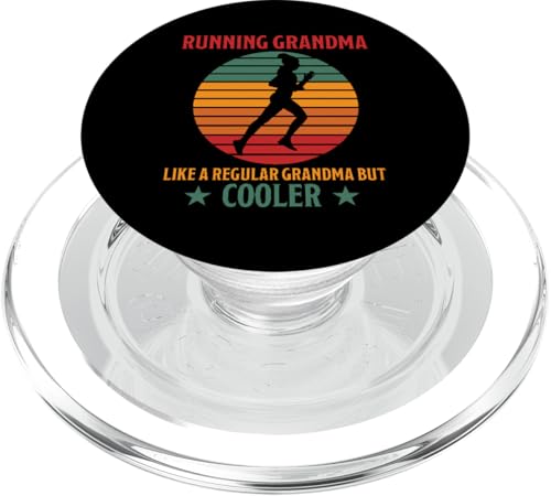 Running Grandma Cooler divertido frase para correr, abuela, jogging PopSockets PopGrip para MagSafe