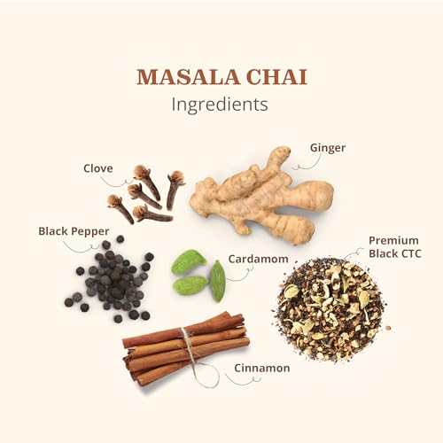 Image of The Pahadi Story Masala Tea 450g, Strong Assam CTC with Traditional Indian Spices, Rich & Flavourful Masala Chai Patti
