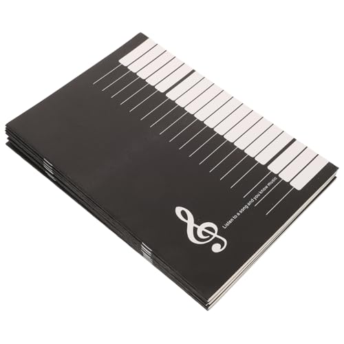 VICASKY Music Binder 10 Pcs Stave Notebook Portable Music Manuscript Staff for Guitar Piano and Composition