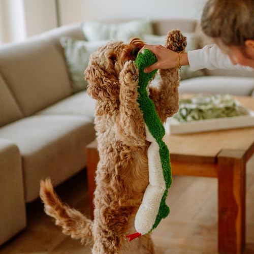 Nobby Plüsch Schlange für Hunde, grün 85 cm, 1 Stück