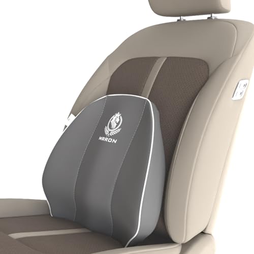 Image of MRRON Back Support for Office Chair | 3 Years Warranty | Medical Grade Memory Foam Car Seat Back Support, Orthopedic Lumbar Back Rest for Back Pain Relief - Back Pillow for Sitting Long Hours