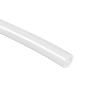 uxcell Silicone Tube 4mm ID X 6mm OD 22.9 Feet Flexible Silicone Rubber Tubing Water Air Hose Pipe Translucent for Pump Transfer