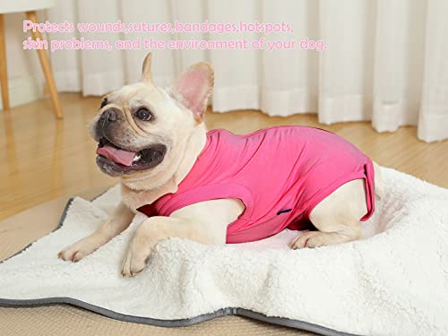 Image of Dog Surgery Recovery Suit - After Spay, Abdominal Wounds Post Surgical Recovery, Anti Licking Breathable Dog Onesies for Small, Medium & Large Pet, Alternative Bandages Cone E-Collar
