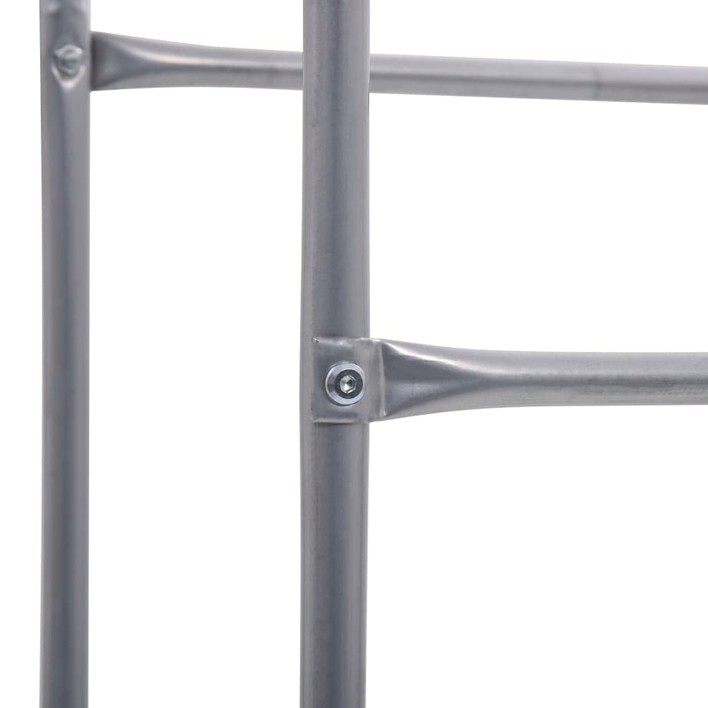 Générique Étagère de Rangement pour 3 caisses Argenté 50x33x116 cm Acier,Entreprise & Industrie,Stockage Industriel,Étagères industrielles,Argent,3.1 KG,285212