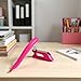 Pink Portable Staple Remover, Magnetic Head Staple Removal Tool Handheld Staple Puller, Pen Type Staple Remover Binding Supplies Manual Staplers