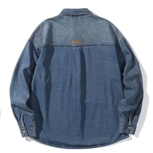 Chaqueta tipo camionero de mezclilla para hombre miniatura 7