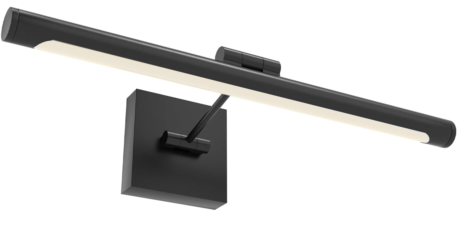 LED Picture Lights Hardwired for Wall, Dimmable 12W Art Lights, 16 Inches Artwork Wall Lamps for Paintings, Hard Wired Black Picture Frame Lights for Gallery, Library