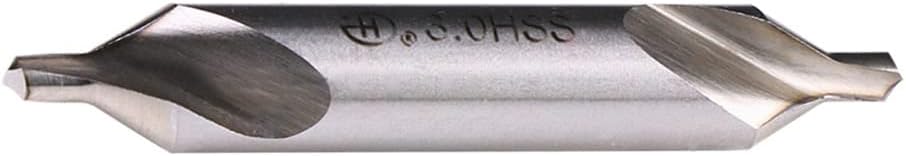 10pcs HSS Center Drill Bit Combined Drills 60 Degree Countersinks Angle Metal 1/1.5/2/2.5/3/4/5
