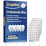 Kieferorthopädisches Wachs für Zahnspangen - 240 einzeln verpackte Wachsperlen, PFAS-frei & Glutenfrei, für Komfort & Schutz vor Drähten und Brackets