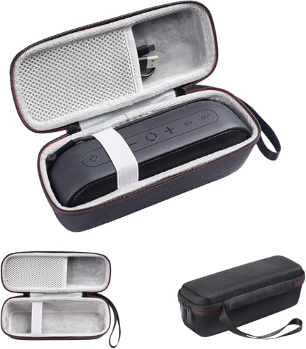 Image of VERTUS Carrying Case Storage Bag, Travel Case Cover for Tribit XSound Plus 2 30W / MaxSound Plus 24W Bluetooth Wireless Speakers (Hard|Black)