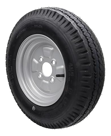 Kompletne koło z felgą 4.50-10 400kg średnica otworu 4x100 Opony do przyczepki 4.50x10 76M dla Stema