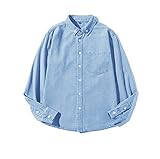 【Casual Denim Shirts】: This casual button down shirts with classic and stylish type, casual and elegant appearance, different color to choose, exquisite tailoring, making you look more charming.