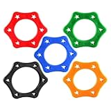 Replacement Wireless Microphone Anti-Roll Ring Protector for Shure PGX SLX QLX-D, ULX, ULX-D, SLXD, BLX4R QLXD4, SLX4, BLX4R, BLX24R Wireless Vocal Microphones, Diameter 38mm, 5 Colors