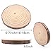 Natural Wood Slices 3 Pcs 6-7 Inches Diameter x 3/5