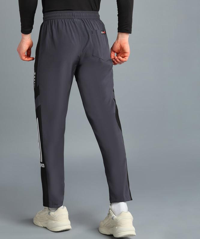 Image of Lightwaight 3 Zipper Pockets Regular fit Running Track Pants for Men | Lowers for Men |Sports Track Pant for Men Polyester
