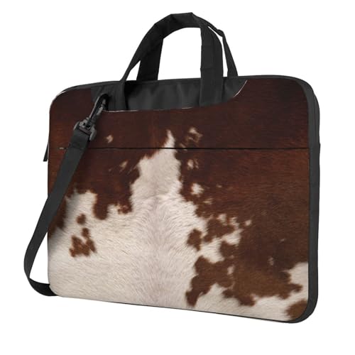 Sac ordinateur portable cuir rouge marron antichoc pour bureau