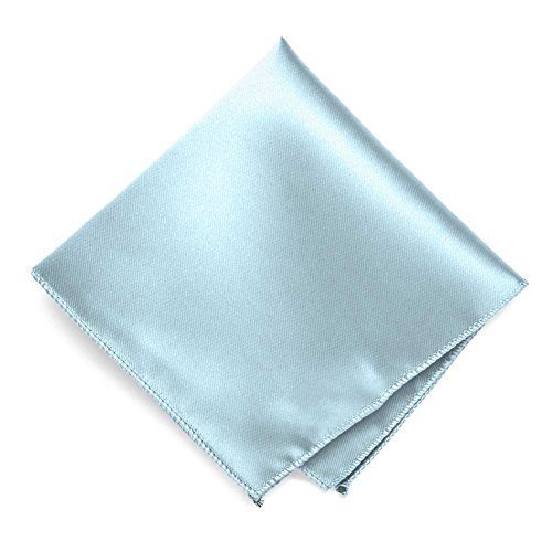Image of tiemart Solid Color Pocket Squares for Men | For Suits, Perfect for Wedding Parties, 12 x 12 inch / 30 x 30 cm