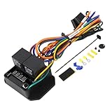 KAKSEY Digital Radiator Fan Controller Switch Kit with 12V and 24V, Adjustable Temperature Range 40C to 110C (104F to 230F), Replaces 0444