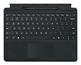 tablette surface rt2  Microsoft Surface Pro Keyboard - Tastatur - mit Trackpad, Beschleunigungsmesser, Surface Slim Pen 2 Ablage- und Ladeschale - QWERTY - Nordisch - Schwarz - mit Slim Pen 2 - f?r Surface Pro 10 for Busi