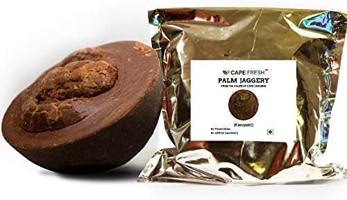 Cape Fresh Palm Jaggery | From Palmyra Tree | Kanyakumari | Pure | Unrefined | Chemical-Free | Naattu Karupatti 1500g(Approx)
