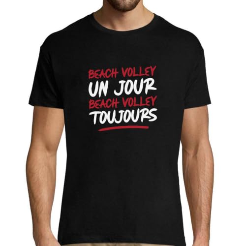 T-shirt homme beach volley humour cadeau original pour anniversaire papa