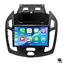LiteGauge Android 15 Autoradio für for-d Tourneo Connect/Transit Connect 2013-2018 mit Wireless Carplay Android Auto 9" Touchscreen BT HiFi/RDS/FM Radio WiFi Navi/AHD Rückfahrkamera/CANBUS