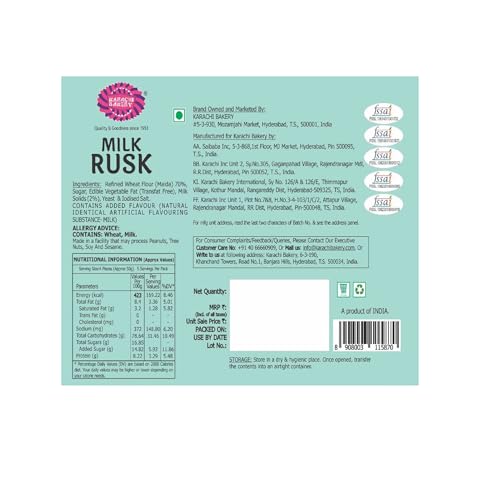 Image of Karachibakery Milk Rusk 250gram