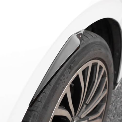 YQTNCMV 4 Pcs Car Wheel Eyebrow Protectors for Nissan Kicks Logan Leaf Liberty Livina Laurel March Maxima Magnite Micra Mistral, Car Wheel Arch Protection Strip, Wheel Eyebrow Anti-Collision Stickers