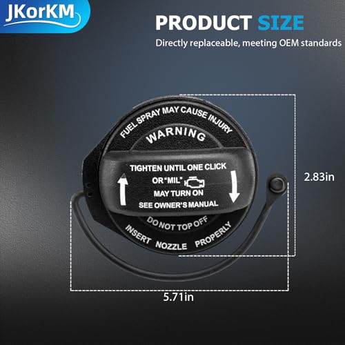 Image of Gas Cap, Fuel Tank Cap For Audi A4 A5 A8 Quattro Q5 RS5 S4 S5 S8 SQ5 Allroad,For Volkswagen VW Jetta, Golf Alltrack R SportWagen Replacement OEM 5C0-201-550-T 5Q0-201-550-L 8K0-201-550-N