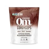 Om Mushroom Superfood Cordyceps Organic Mushroom Powder, 7.05 Ounce, 100 Servings, Energy, Power,...