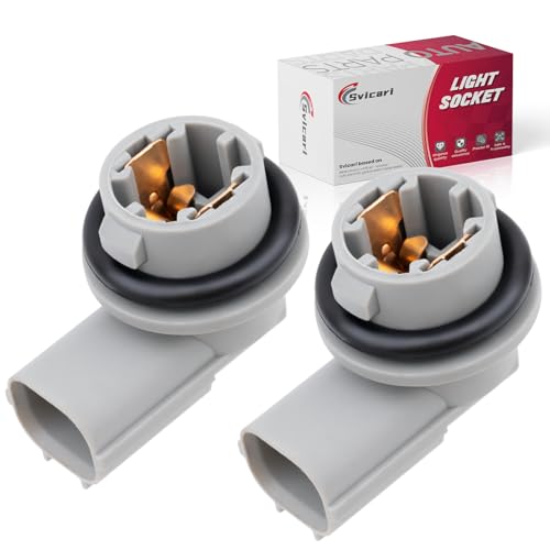 Svicari 2PCS Side Marker Light Bulb Socket Holder Compatible with Honda Civic 2016 2017 2018 2019 2020 2021 Headlamp Base Plug Connector Replace 33304-TET-H01 33304TETH01