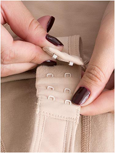 DIANE & GEORDI 2397 Fajas Colombianas Reductoras y Moldeadoras Post Surgery Liposuction Compression Garments Full Body Shaper for Women Beige 4XL - Thumbnail 7