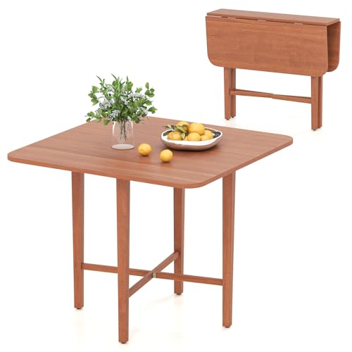 Table de salle à manger pliante pour petits espaces avec pieds réglables robustes - 2