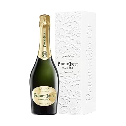 Perrier-Jouët Grand Brut Non Vintage Champagne, 75 cl with Gift Box Cover