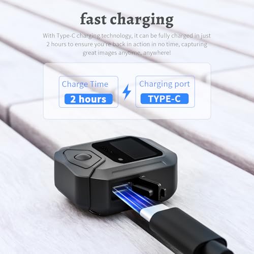 METACUCU 360 GPS Bluetooth Fernsteuerung Kompatibilität mit Insta 360X5/X4/ X3/ X2/ACE/ACE PR/ACE PRO 2/GO 3S Kamera