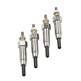 Neeseelily 4Pcs Glow Plugs 8-97106-549-4 8-97106-549-1 Compatible with Isuzu Engine 3LB1 3LD1 4LB1