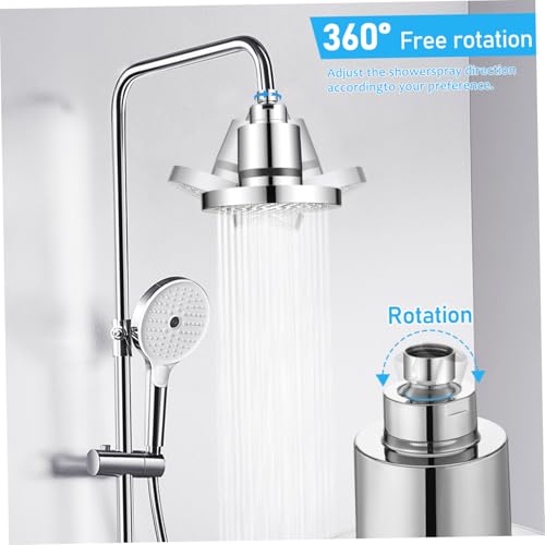 Filtre de douche Premium Bo : pommeau argenté haute performance pour adoucir l'eau - 7