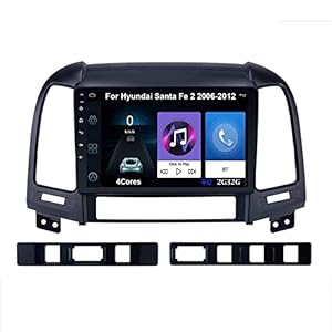 Android Auto Stereo Radiotuner Met Bluetooth En Navigatie Voor Hyundai Santa Fe 2 2006-2012 Plug En Play Auto…