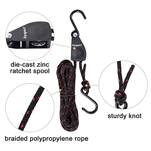 Kayak Rope Tie Down Ratchet Straps Bow And Stern