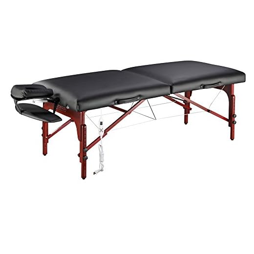 Master Massage Montclair Therma Top Portable Massage Table Package with Memory Foam