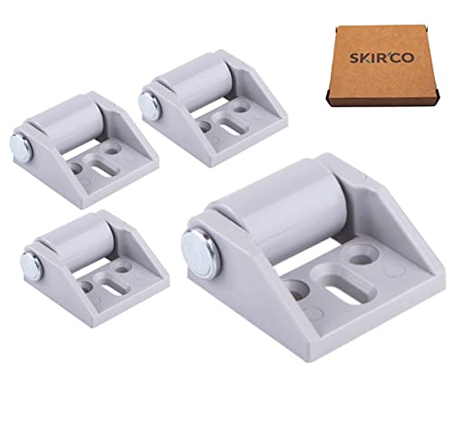 SKIR'CO Paquete de 4 ruedas pequeñas de 15 mm para muebles, ruedas de goma, no giratorias, ruedas fijas, dirección unidireccional (4) Cover