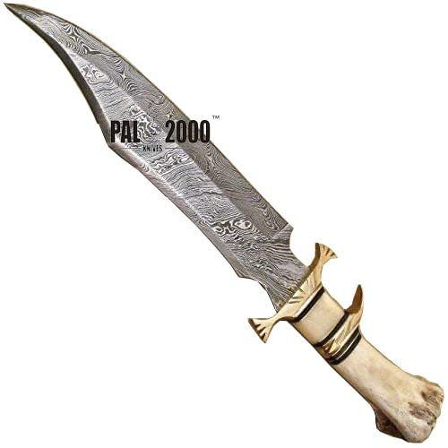 Knives - Custom Handmade Inch knife - Hand Forged Damascus steel Knife - Knife With Sheath - (9871)