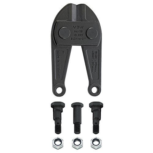 VBW 430139 Spare Head for UNIBOLT Bolt Cutter with Retaining Screw, Black, 910 mm