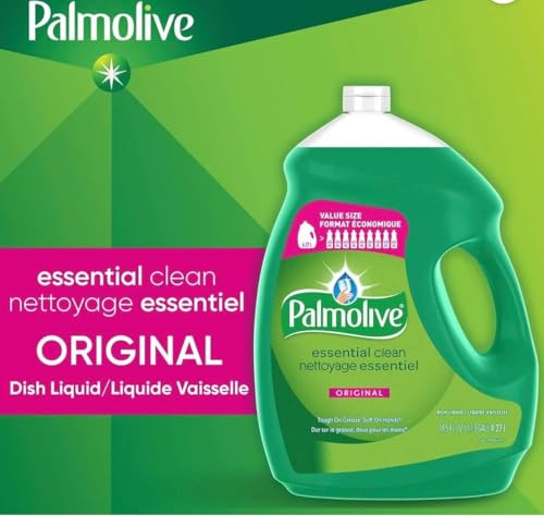 Image of Palmolive Advanced Dish Liquid, Dishwashing Liquid, Dish Soap Refill, Original Scent, Green 145oz Soap Bar